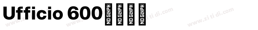 Ufficio 600字体转换